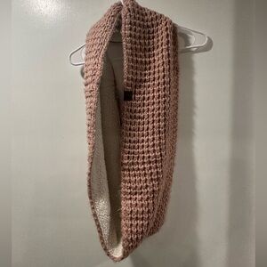 CC knit fleece infinity scarf